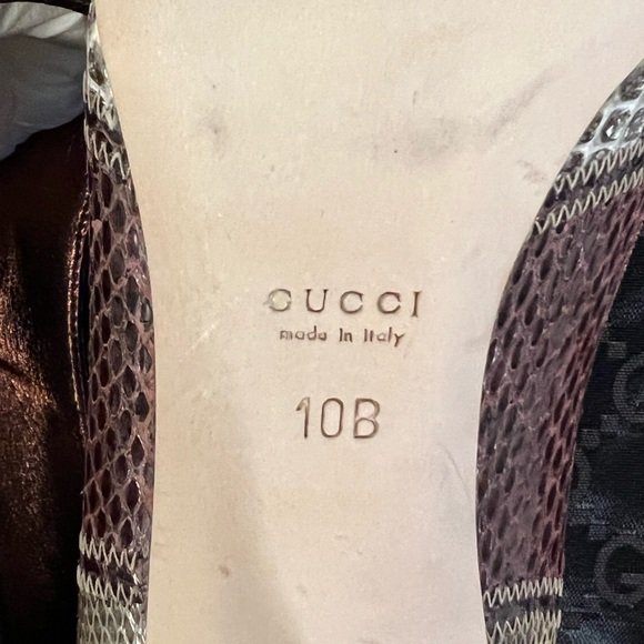 GUCCI Python Printed Pumps 💗 - Picture 11 of 12